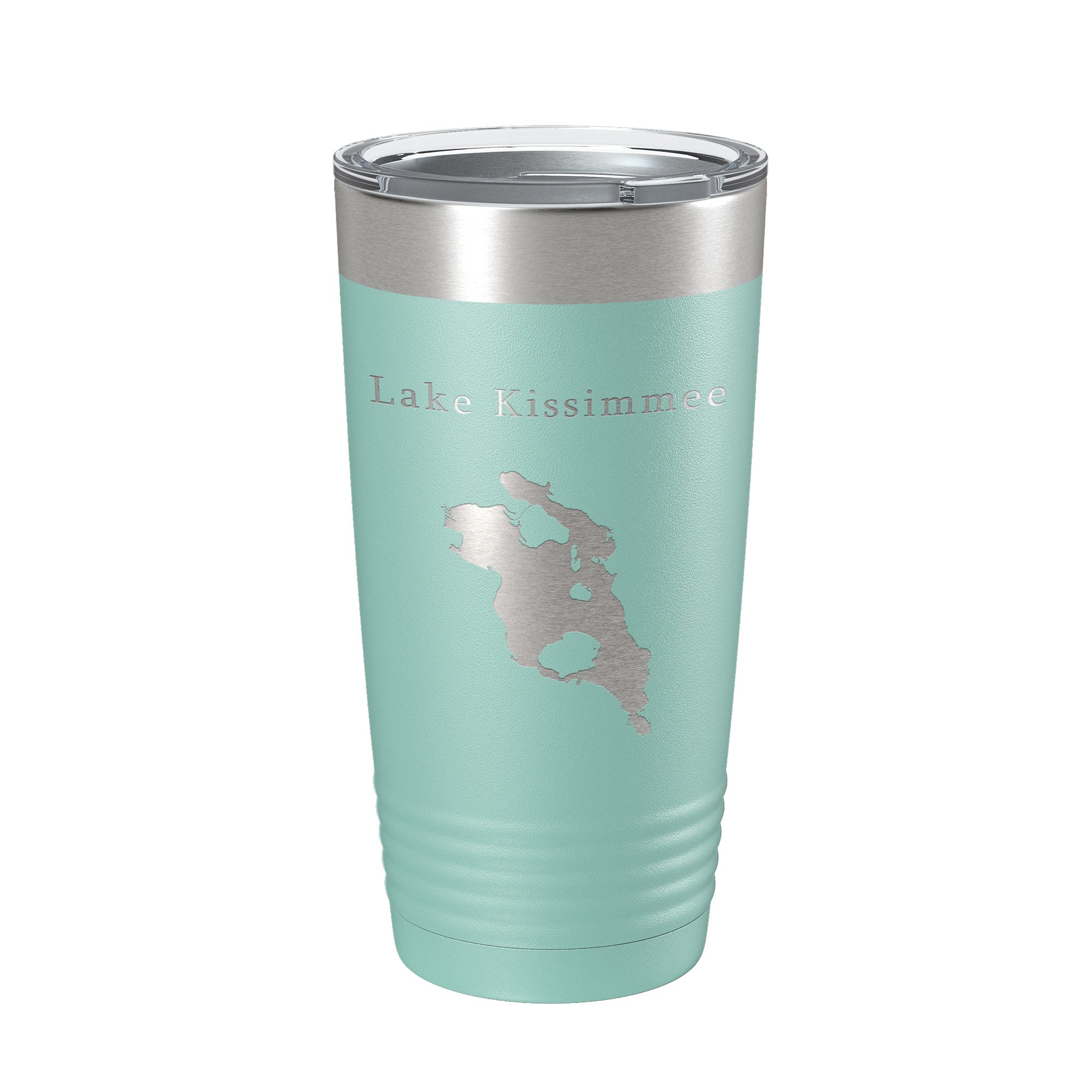 Lake Kissimmee Map Tumbler Travel Mug Insulated Laser Engraved Coffee Cup Florida 20 oz