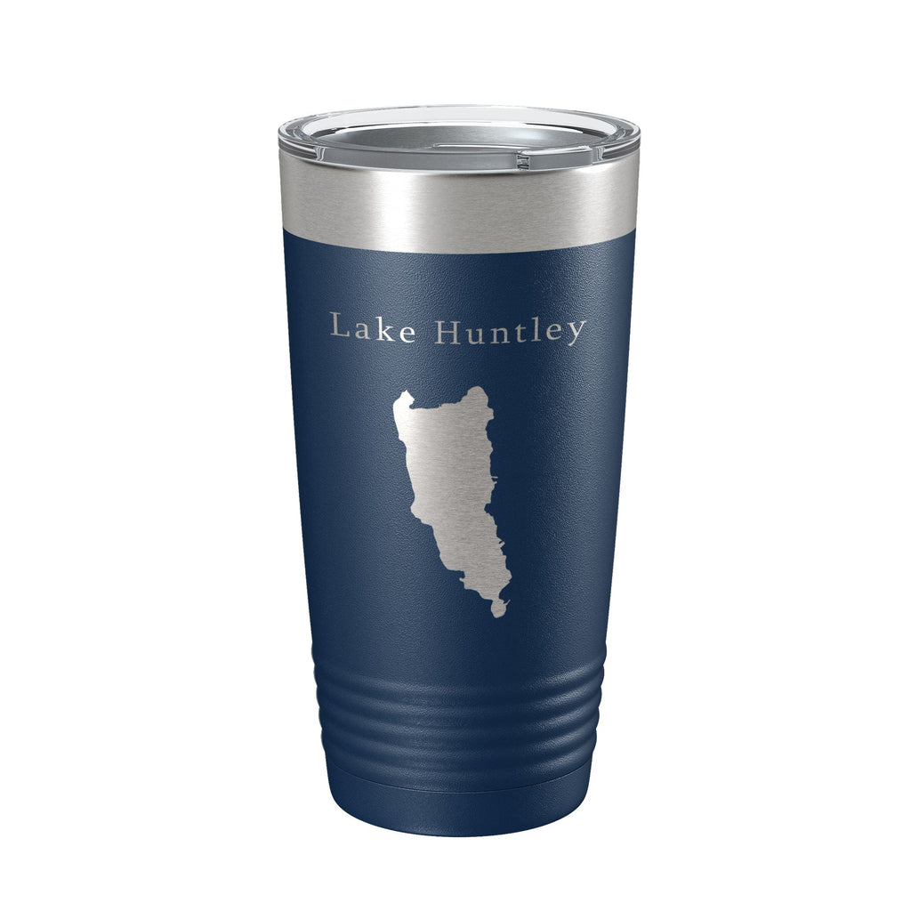 Lake Huntley Map Tumbler Travel Mug Insulated Laser Engraved Coffee Cup Florida 20 oz