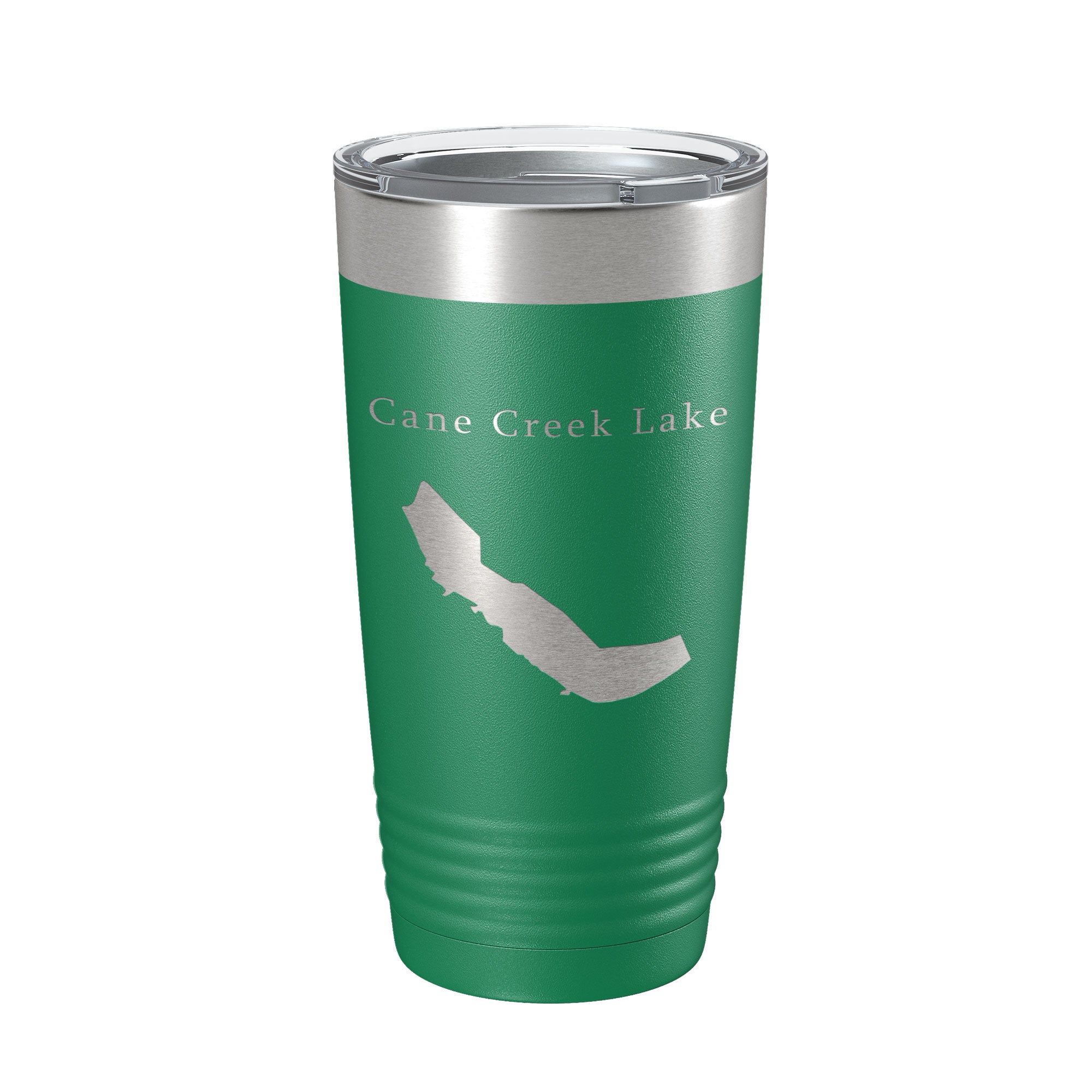 Cane Creek Lake Map Tumbler Travel Mug Insulated Laser Engraved Coffee Cup Arkansas 20 oz