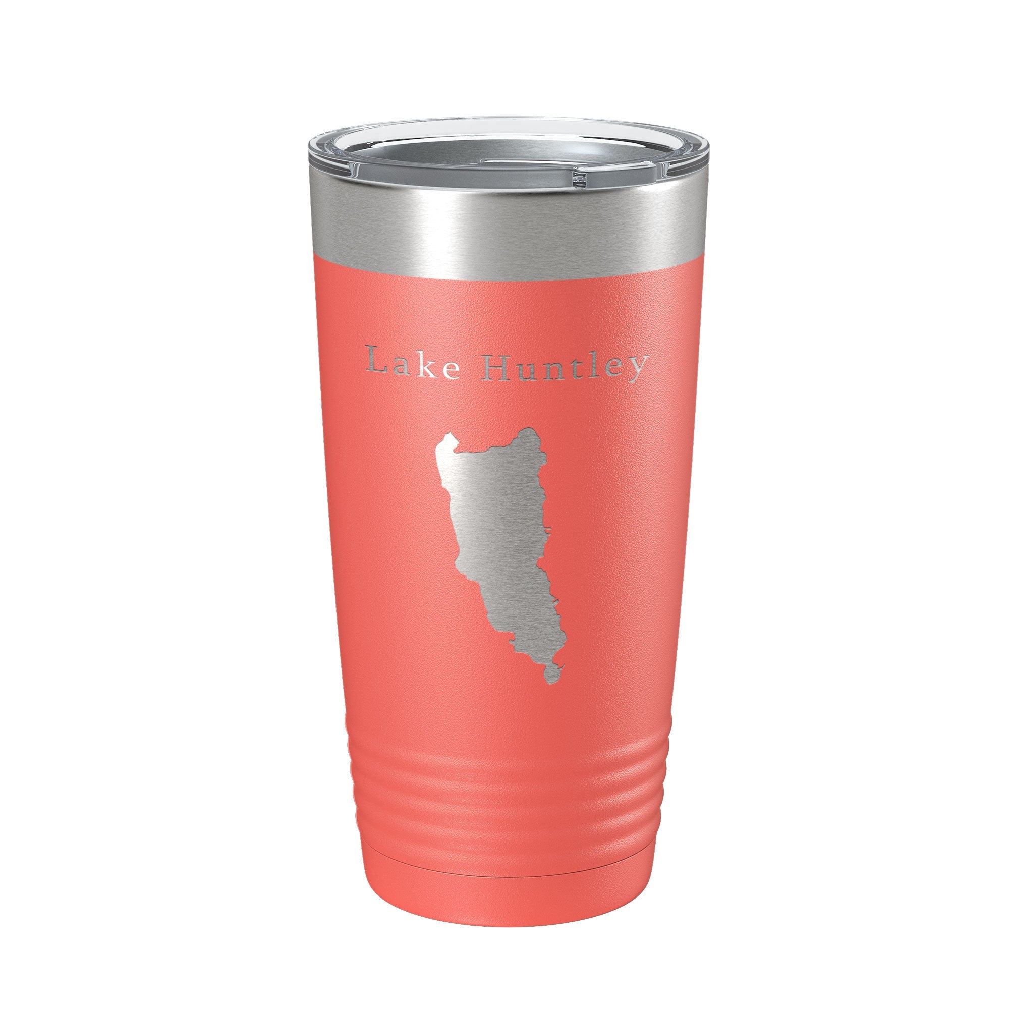 Lake Huntley Map Tumbler Travel Mug Insulated Laser Engraved Coffee Cup Florida 20 oz