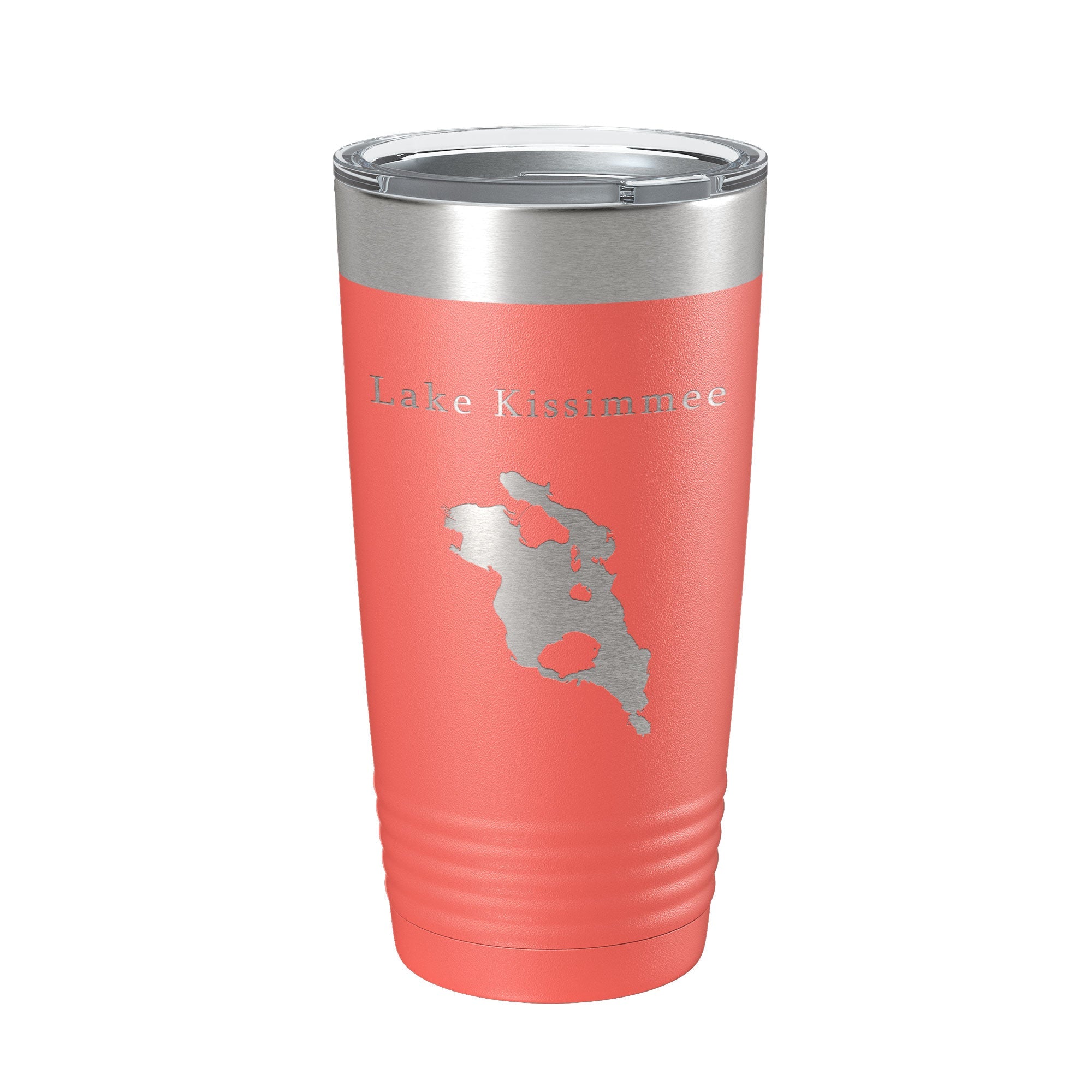 Lake Kissimmee Map Tumbler Travel Mug Insulated Laser Engraved Coffee Cup Florida 20 oz