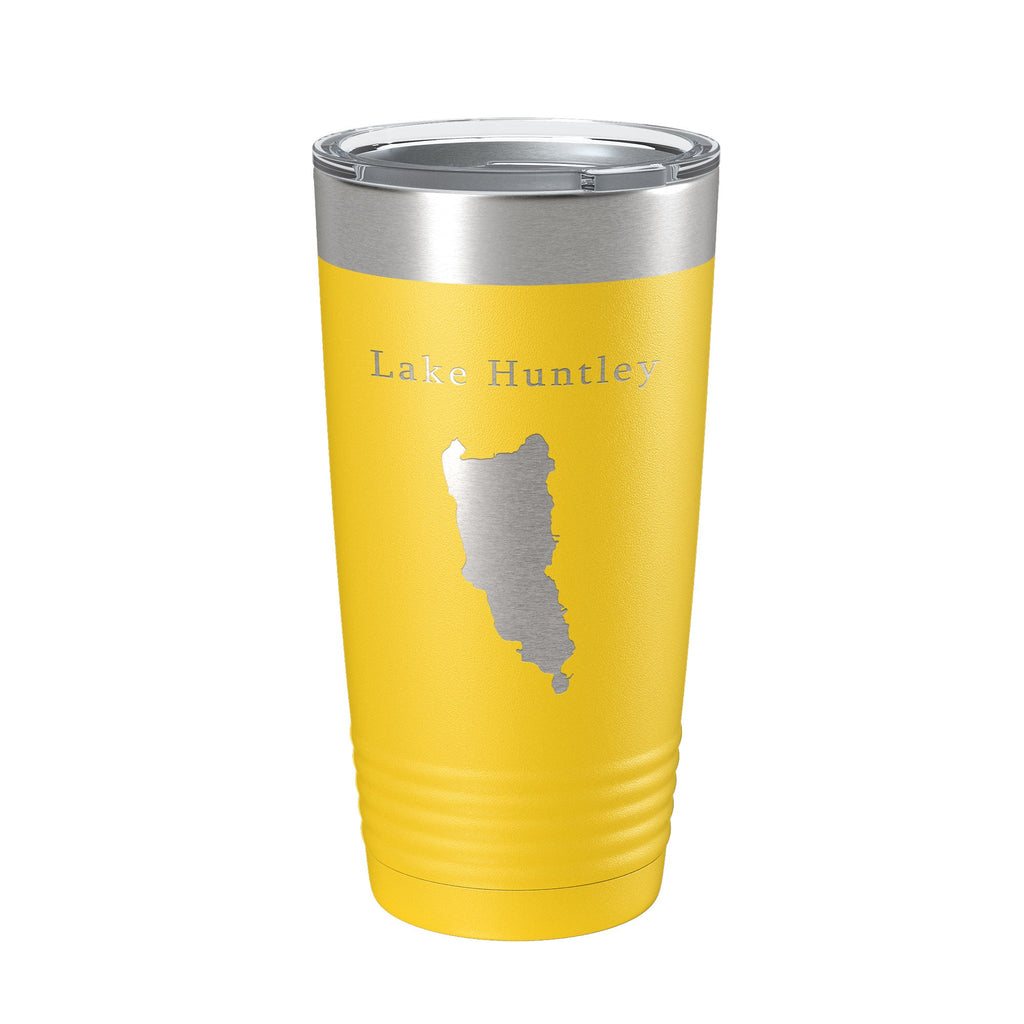 Lake Huntley Map Tumbler Travel Mug Insulated Laser Engraved Coffee Cup Florida 20 oz