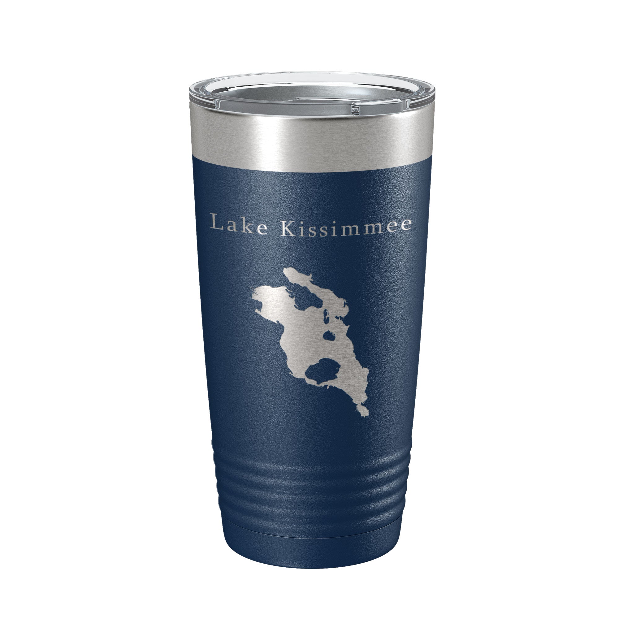 Lake Kissimmee Map Tumbler Travel Mug Insulated Laser Engraved Coffee Cup Florida 20 oz