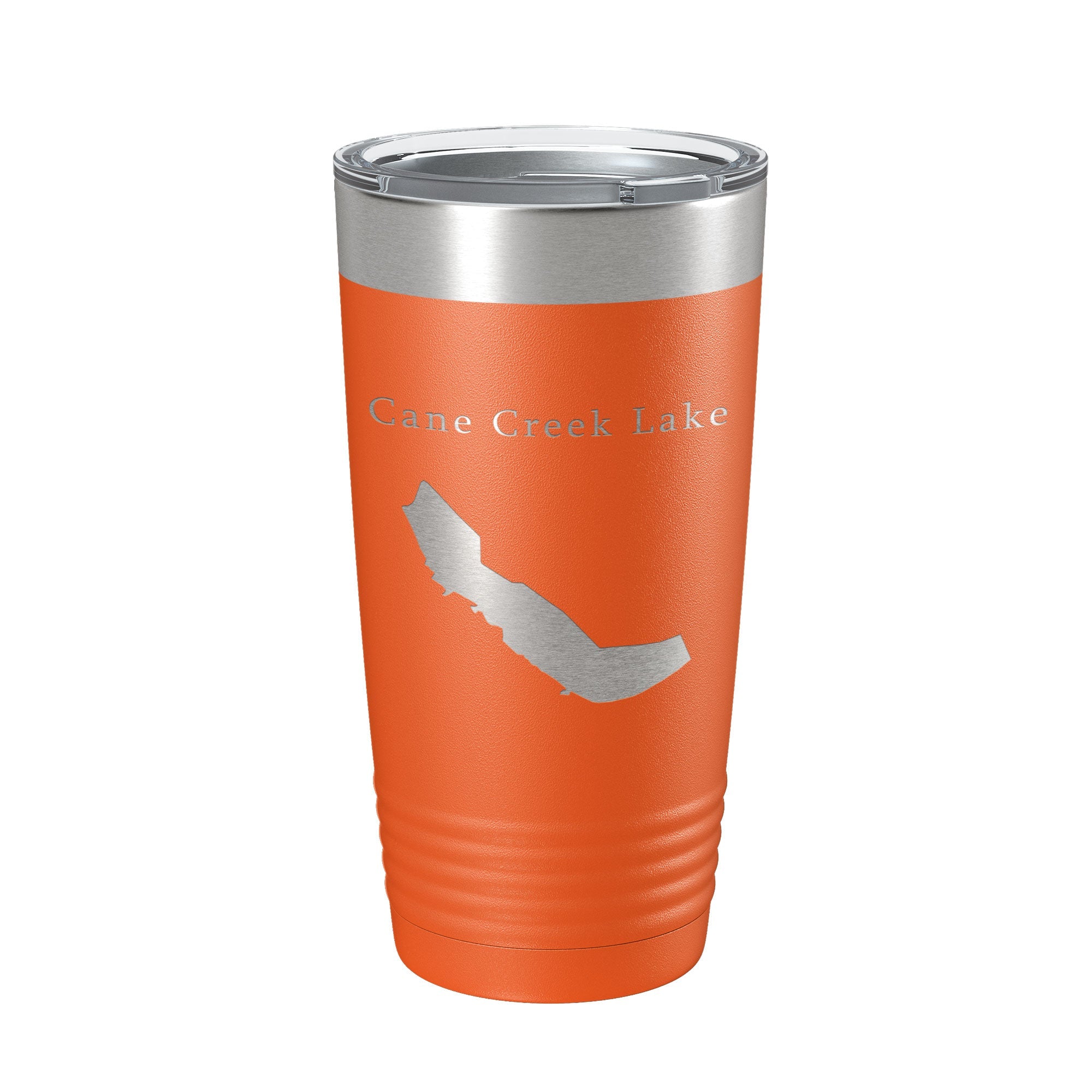 Cane Creek Lake Map Tumbler Travel Mug Insulated Laser Engraved Coffee Cup Arkansas 20 oz
