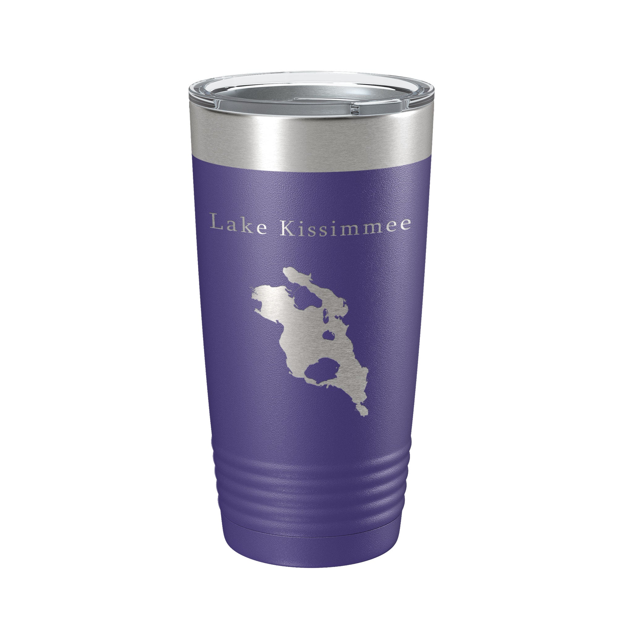 Lake Kissimmee Map Tumbler Travel Mug Insulated Laser Engraved Coffee Cup Florida 20 oz