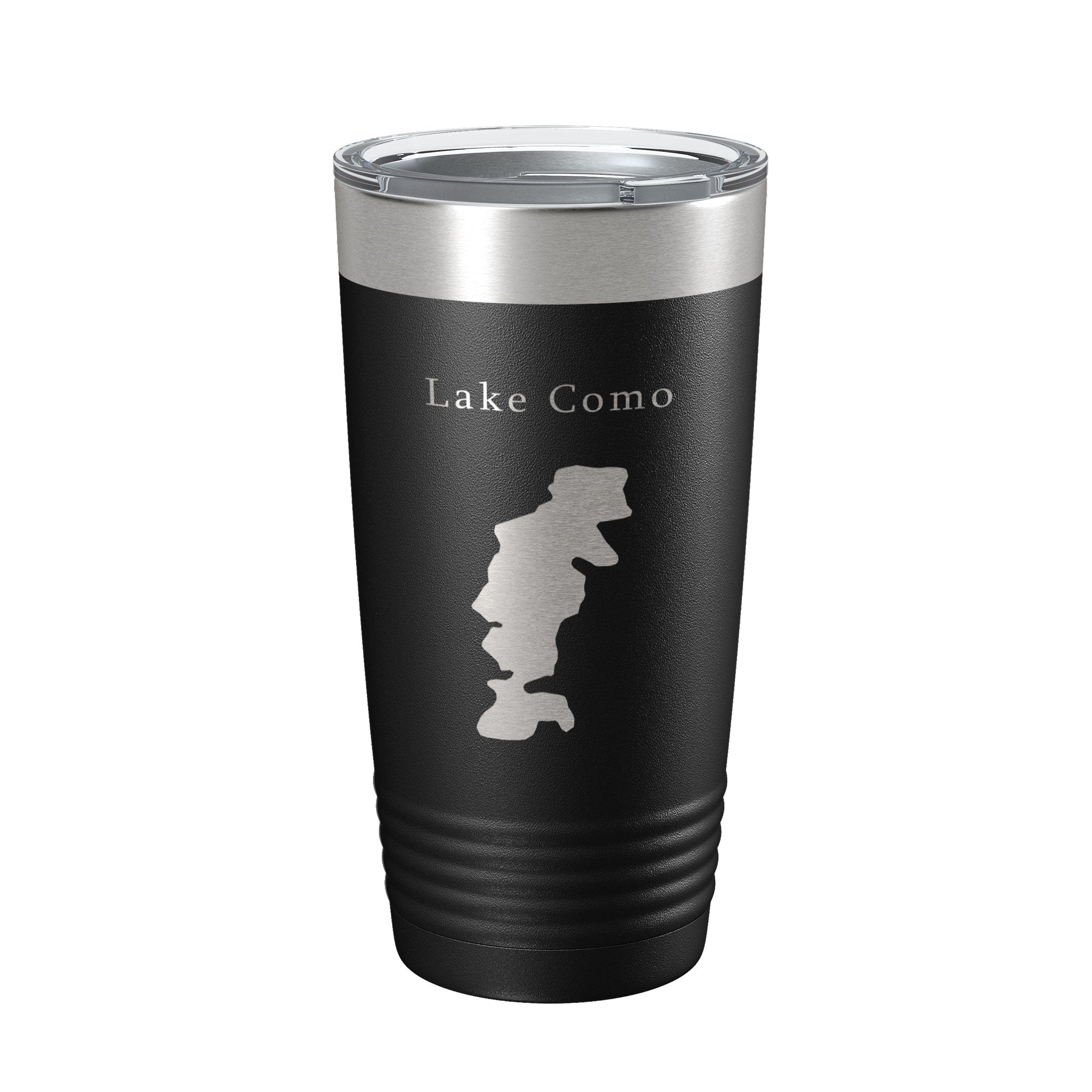 Lake Como Map Tumbler Travel Mug Insulated Laser Engraved Coffee Cup Florida 20 oz